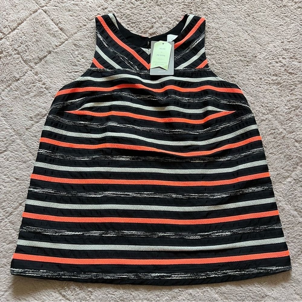NWT HD In Paris Anthropologie Stripe Blouse Preppy Minimalist Old Money Sz 0